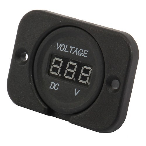  Support & voltmetre 10-30V - A encastrer - CT10589 