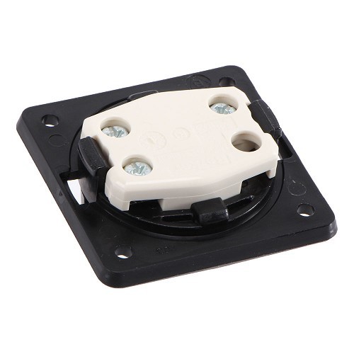 Brown Double Switch 12V/230V Integro BERKER - CT10707