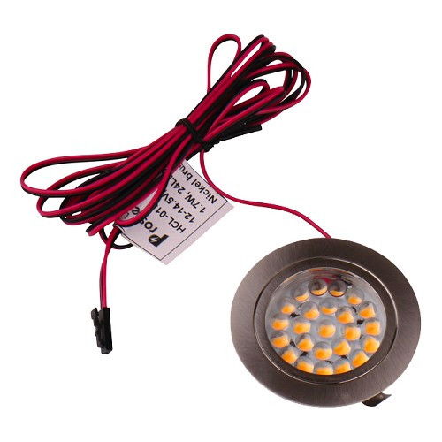  Fixer LED-Einbaustrahler 1.7W 12V - Finish Edelstahl gebürstet - CT10742-1 