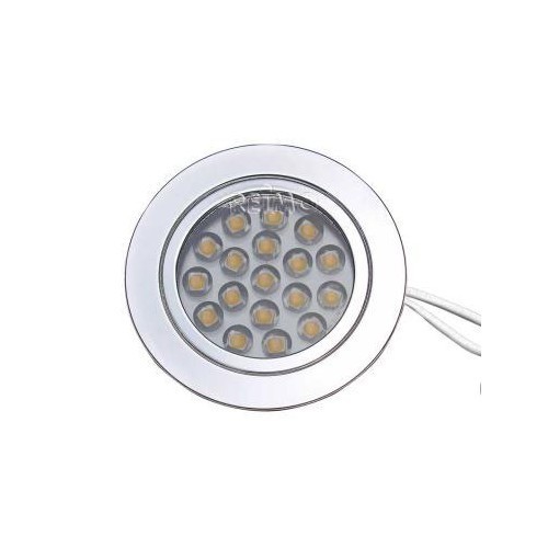 Spot encastrable fixe LED 1.7W 12 V - chrome - CT10743 