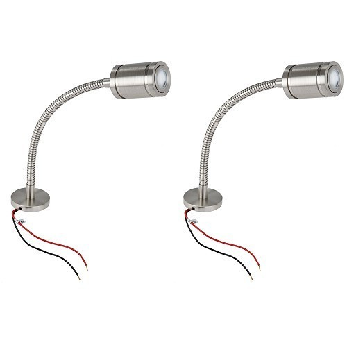     
                
                
    Lot de 2 liseuses à led 300 mm 12V 1.2 W - CT10761
