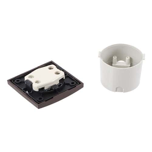  Single brown switch complete with 12V/230V Integro BERKER - CT10784-3 