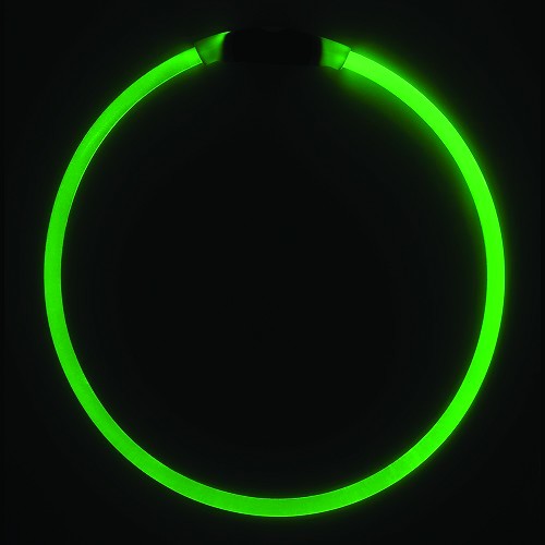  NITEHOWL Collar de seguridad NITE IZE para perros - Verde fluorescente - CT10821-1 