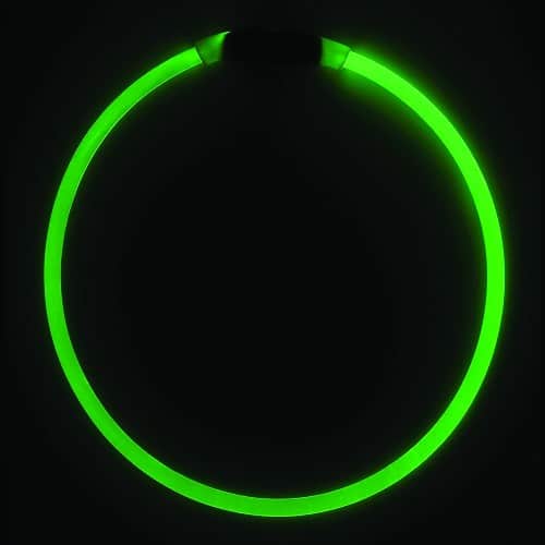  NITEHOWL Collana di sicurezza NITE IZE per cani - Verde fluorescente - CT10821-1 
