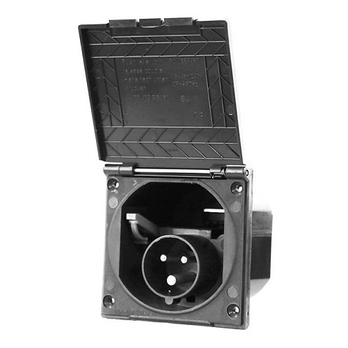     
                
                
    Presa maschio da incasso CEE17 16A - attacco maschio - scatola grigio antracite - CT10835
