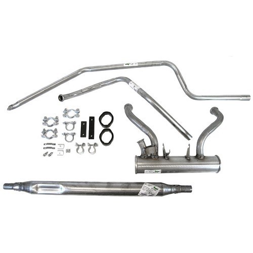     
                
                
    Kit d'échappement complet pour 2cv6 (02/1970-07/1990) - CV10472
