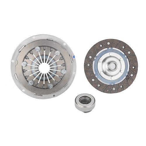  Clutch kit for 2cv from 1970 to 1982 - 18 splines disc and diaphragm mechanism - CV10550 