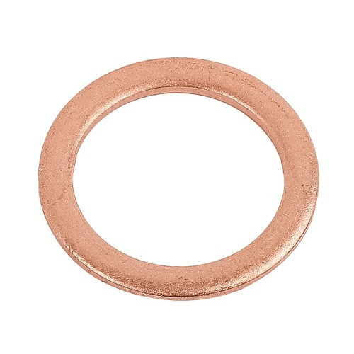  Flat copper drain gasket for 375 and 425cc engines for 2hp and derivatives - 22-27-1,5mm - CV10634 
