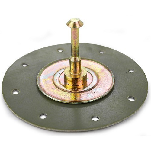     
                
                
    Membrane de pompe à essence 8 trous pour 2CV Fourgonnettes 6V (03/1951-02/1966) - CV12390
