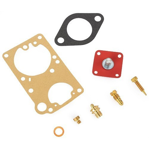  Complete set of gaskets and pins for single barrel carburettor SOLEX 34 PCIS for Dyane - CV13238 