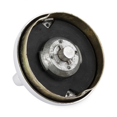  Fuel cap with key and logo for Mehari - chrome - CV14416-1 
