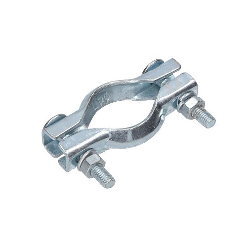  Front and intermediate silencer (horned + torpedo) clamp for AMI cars - Diameter 47mm - CV15482 