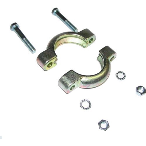     
                
                
    Cast iron clamp for front exhaust silencer (horned) on AMI - Diameter 49mm - CV15510
