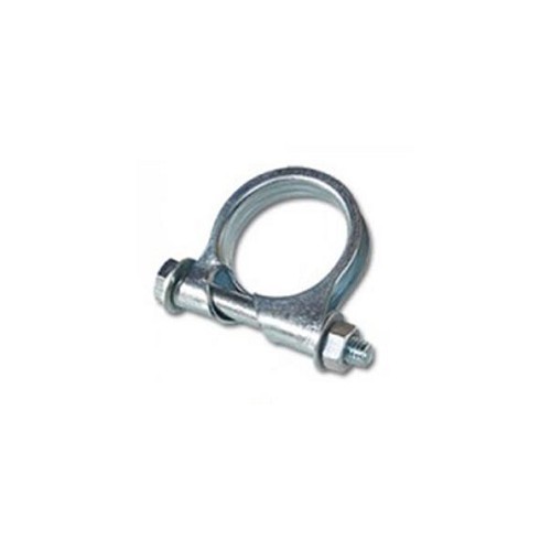  Centre exhaust silencer (torpedo) clamp for AMI - Diameter 36mm - STAINLESS STEEL - CV15512 