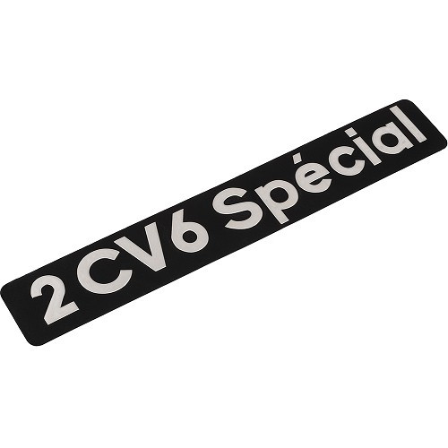     
                
                
    Long rectangular emblem on rear boot - 2cv6 Special - CV20042
