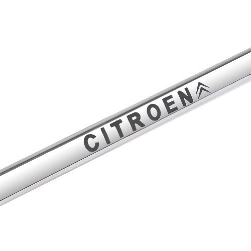  Heckklappenleiste mit Citroën-Logo für 2CV Limousine - Aluminium - CV20254-1 