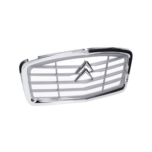  Grey front grille with chrome-plated edges for 2cvs after 1974 - CV20404 