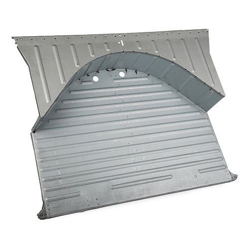     
                
                
    Pavimento del bagagliaio completo con angoli per 2cv Sedan (02/1970-07/1990) - CV20584
