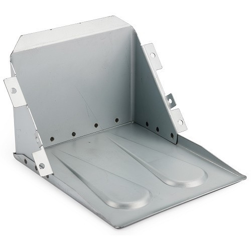     
                
                
    Battery holder for 2cvs before 1970 - Electro-galvanised sheet metal - CV21456
