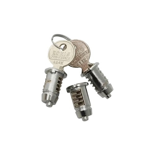     
                
                
    Set of 3 barrels for 2cvs from 1960 onwards - CV21680
