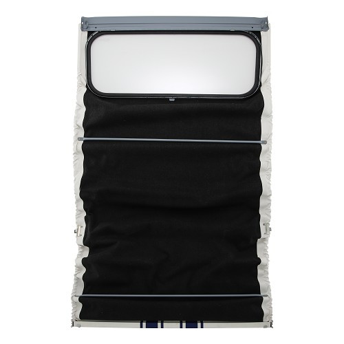 Verdeck France 3 mit Außenbefestigung für 2CV Berline (04/1983-03/1984) - verstärkter Stoff - CV21999