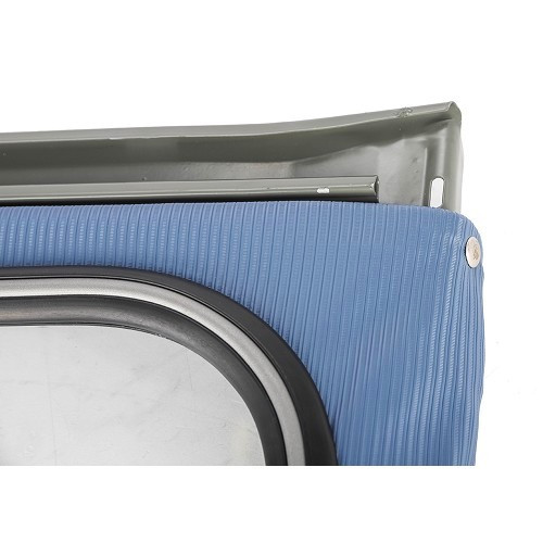 Glacier blue convertible top with external fittings for 2cv saloons (09/1957-07/1990) - small grain canvas - CV22102