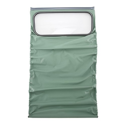  Jade green convertible top with internal fittings for 2cv saloons 57 -> - reinforced canvas - CV22214 