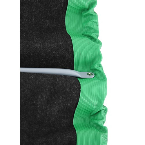  Capote vert tuilerie à fixation intérieure pour 2CV Berline 57 -> - toile renforcée - CV22216-7 
