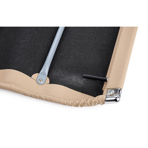 Capote beige Albatross per Citroën DYANE - tessuto rinforzato - CV23005