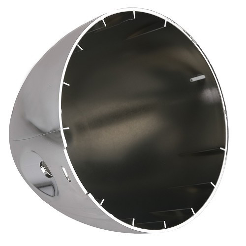  Headlight bowl for 2cvs - chrome-plated plastic - CV30300 