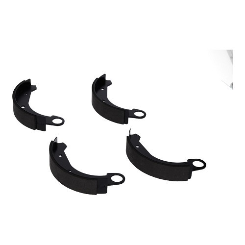  Rear brake shoes for 2cv cars and derivatives - 180mm - High quality - CV40258-1 