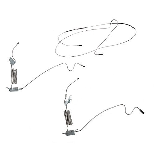     
                
                
    Rear and intermediate brake hose kit for Mehari -STAINLESS STEEL-3.5mm-key of 8 - CV44192
