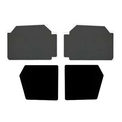  High black leatherette door panels for 2cvs from 1961 to 1974 - CV50084 