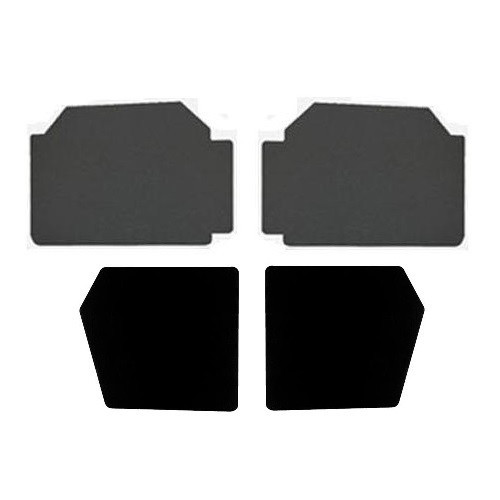     
                
                
    High black leatherette door panels for 2cvs from 1961 to 1974 - CV50084
