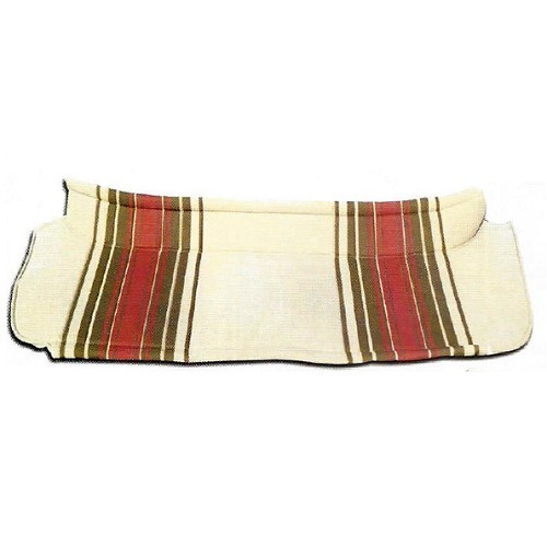  Rear seat back for 2cvs - beige and red stripes - CV50156 