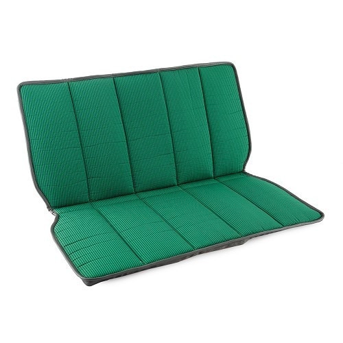 Sitzbezüge Vordersitz für 2CV - asymmetrisch grün gestreift