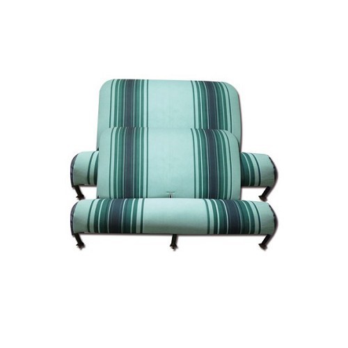     
                
                
    Housses de banquettes avant et arrière rayés vert - CV50406
