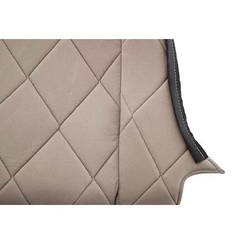 Front and rear bench seat covers in Charleston fabric - CV50418
