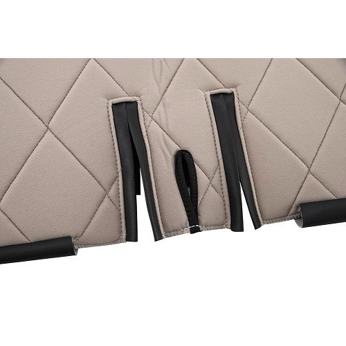 Front and rear bench seat covers in Charleston fabric - CV50418