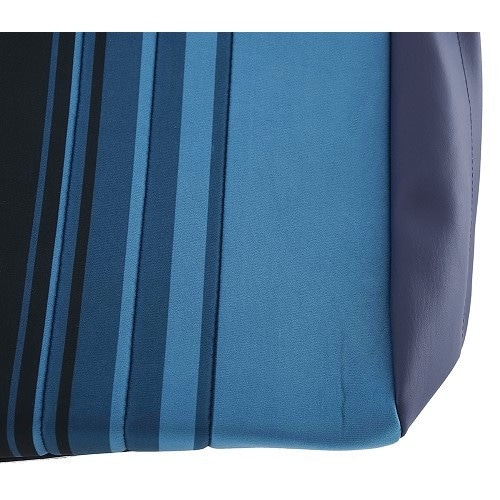  Symmetrical blue striped seat and rear bench seat covers for DYANE - CV53344-2 