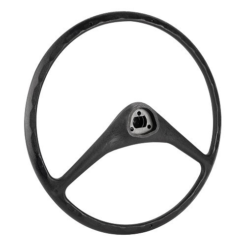 Quillery style steering wheel for 2CV AZAM (03/1963-02/1970) - black - CV61079
