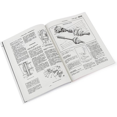 Revue Technique Automobile Citroën Dyane, Acadiane und Méhari - CV70132