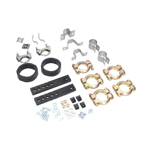  Exhaust mounting kit for 2cvs - STAINLESS STEEL - CV70184 