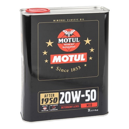  MOTUL 20W50 Classic Motoröl für 2CV und Derivate - 2 Liter - CV70306 