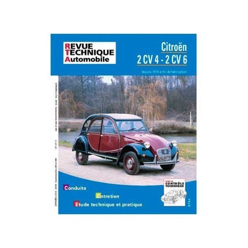  Revista Revue technique en francés para Citroën 2 CV 4/6 - CV70336 