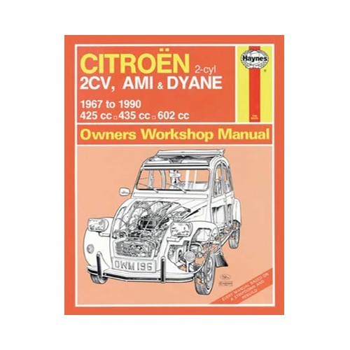  Revisão técnica do Citroën 2CV, Ami e Dyane da Haynes de 67 a 90 - CV70340 