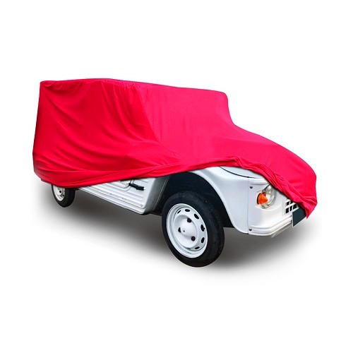  Housse d'intérieur Coverlux pour Citroën Mehari (1968-1987) - Rouge - CV70744-1 