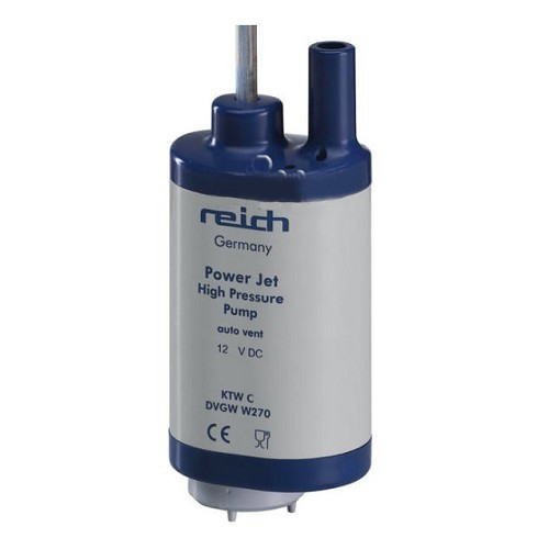 POWER JET REICH 12V 22l min submersible pump -For motorhomes and caravans - CW10045-2 