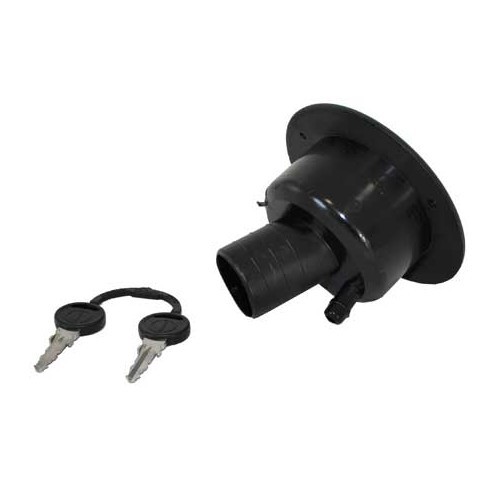  Short BLACK ZADI key-cap cup - motorhomes and caravans. - CW10134-1 