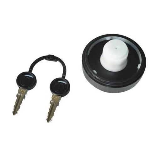  Cap WITH BLACK barrel for WATER OR FUEL tanks - motorhomes and caravans. - CW10138-1 